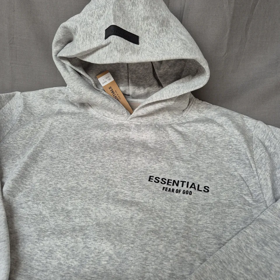 ESSENTAILS FEAR OF GOD HOODIE SIZE LARGE