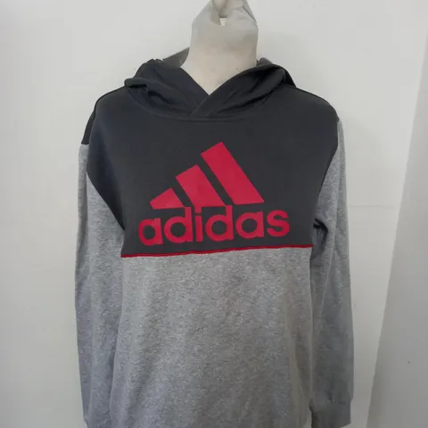 ADIDAS LOGO CASUAL HOODIE SIZE 13-14 YEARS