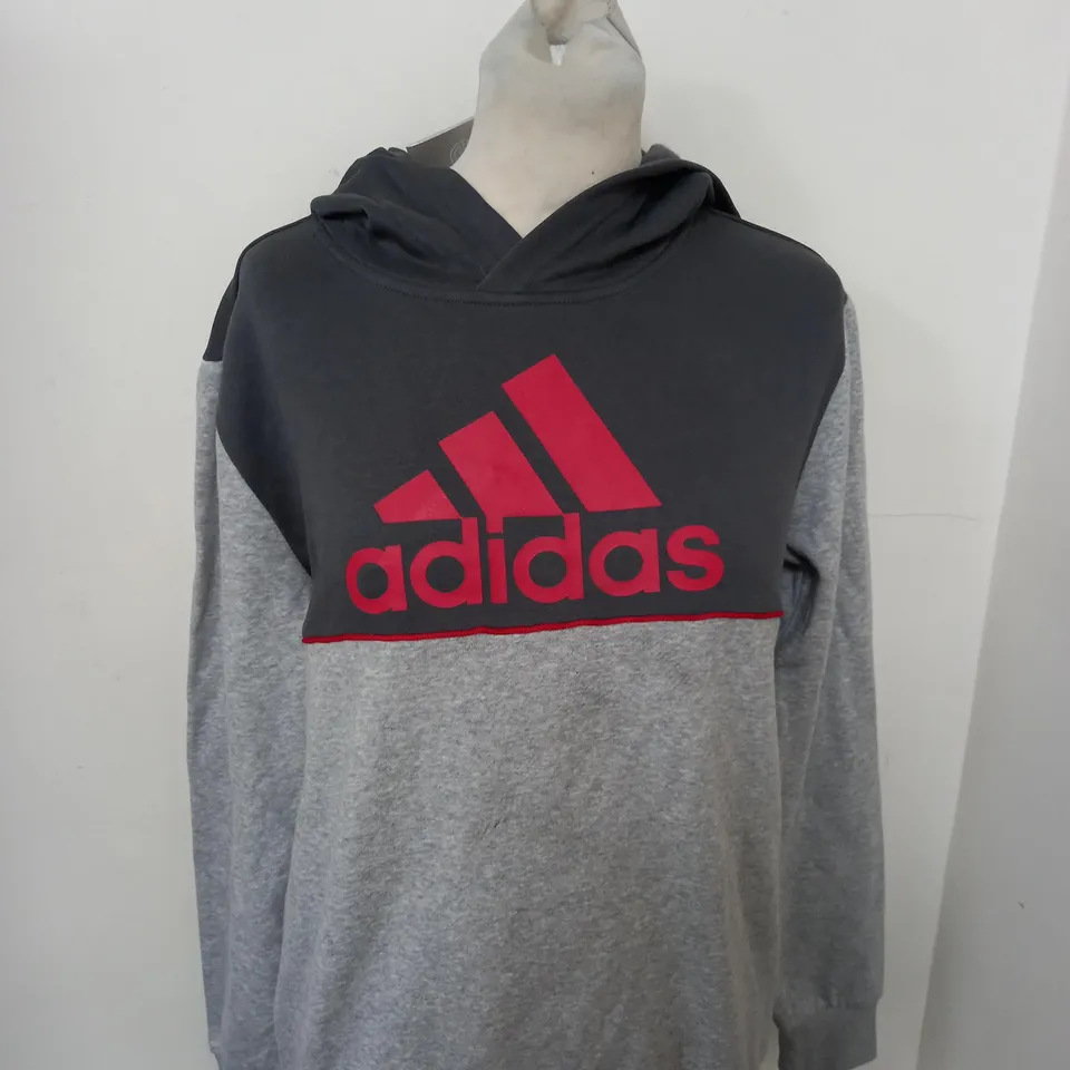 ADIDAS LOGO CASUAL HOODIE SIZE 13-14 YEARS