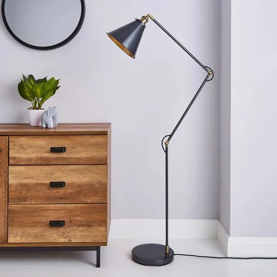 BOXED LOGAN TASK FLOOR LAMP