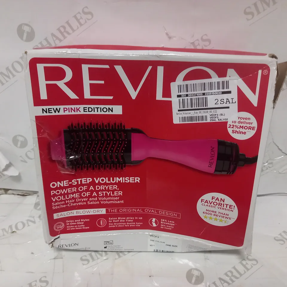 REVLON VOLUMISER - PINK RRP £49.99