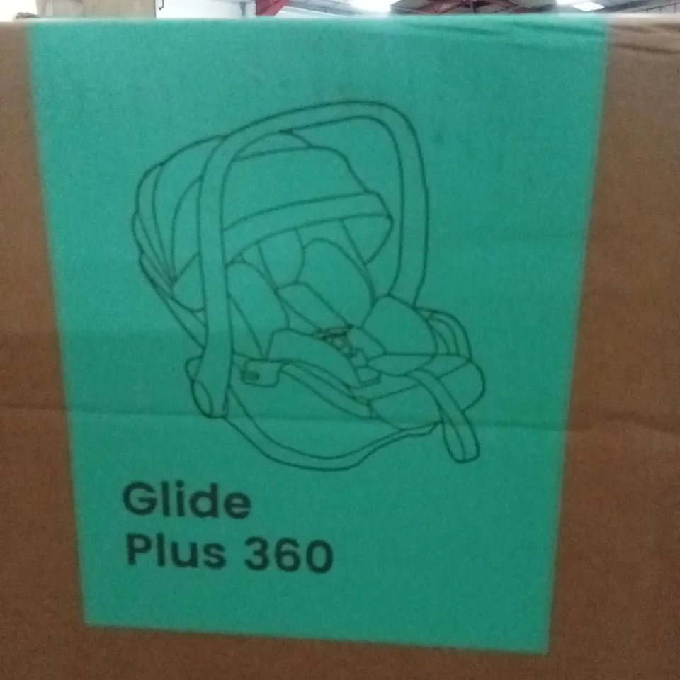 BOXED SILVER CROSS GLIDE PLUS 360 CAR SEAT - BLACK