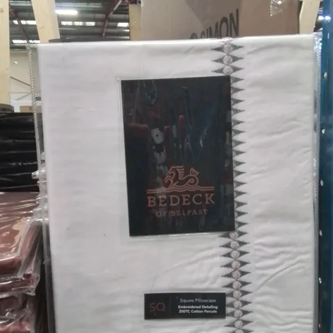 X18 BEDECK SQUARE PILLOW CASES