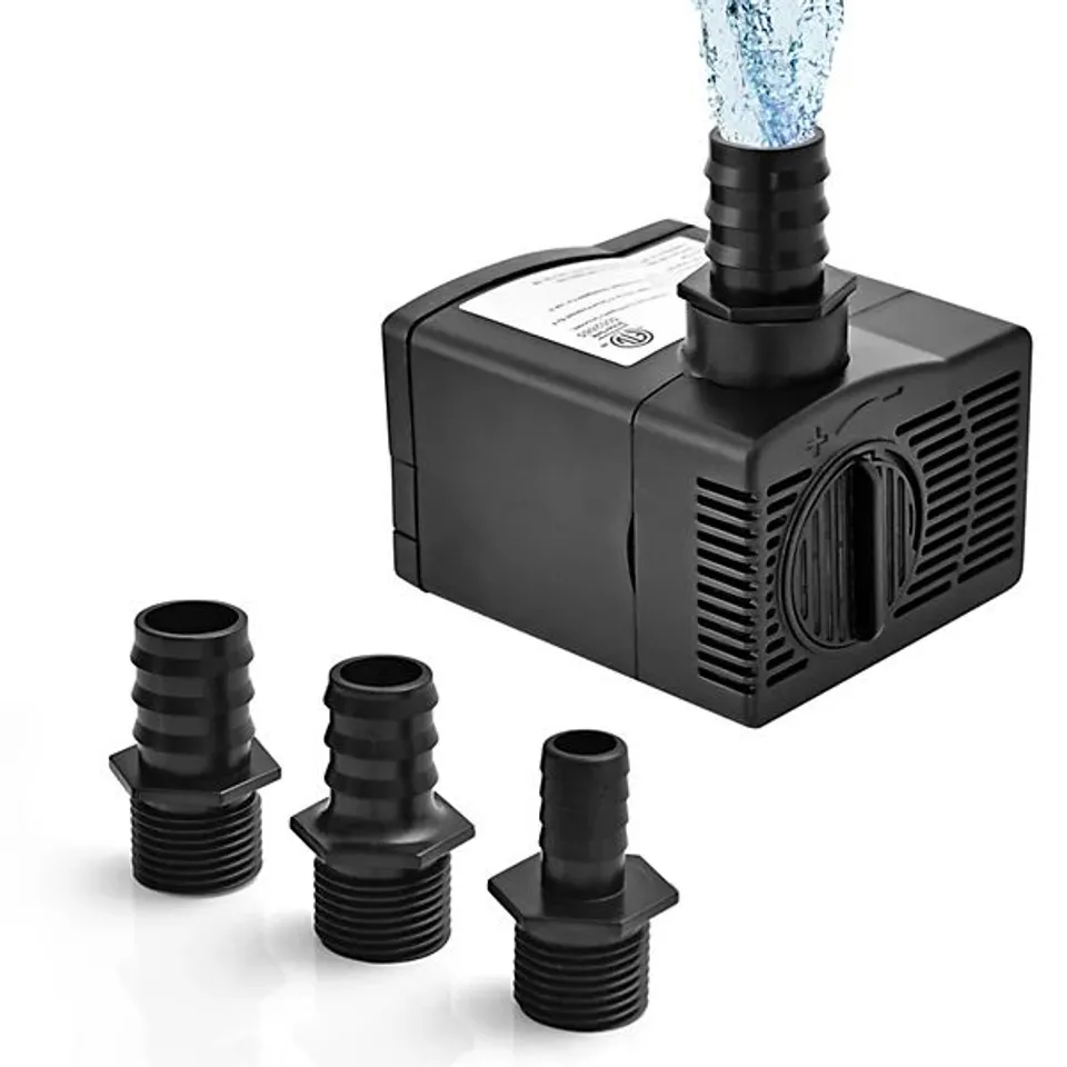 BOXED 30W SUBMERSIBLE PUMP FOUNTAIN WATER PUMP WITH 2.5M HIGH LIFT 3 NOZZLES