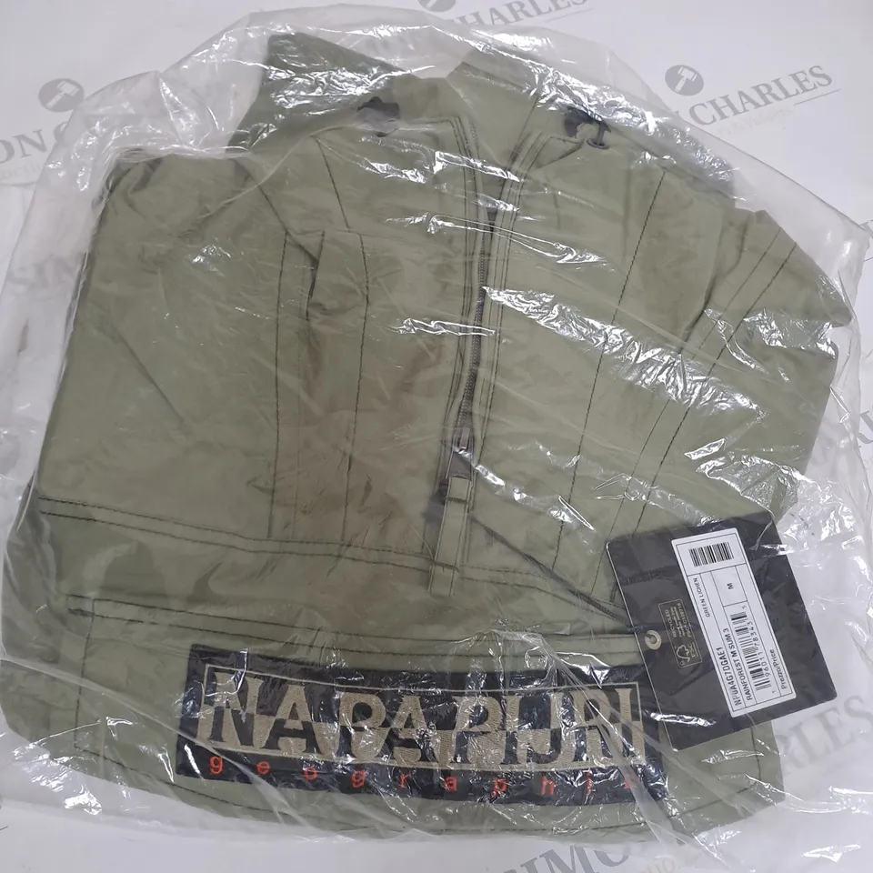 NAPAPIJRI RAINFOREST GREEN JACKET SIZE M