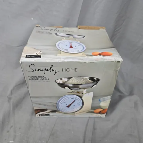 BOXED SIMPLY HOME MECHANICAL KITCHEN SCALE