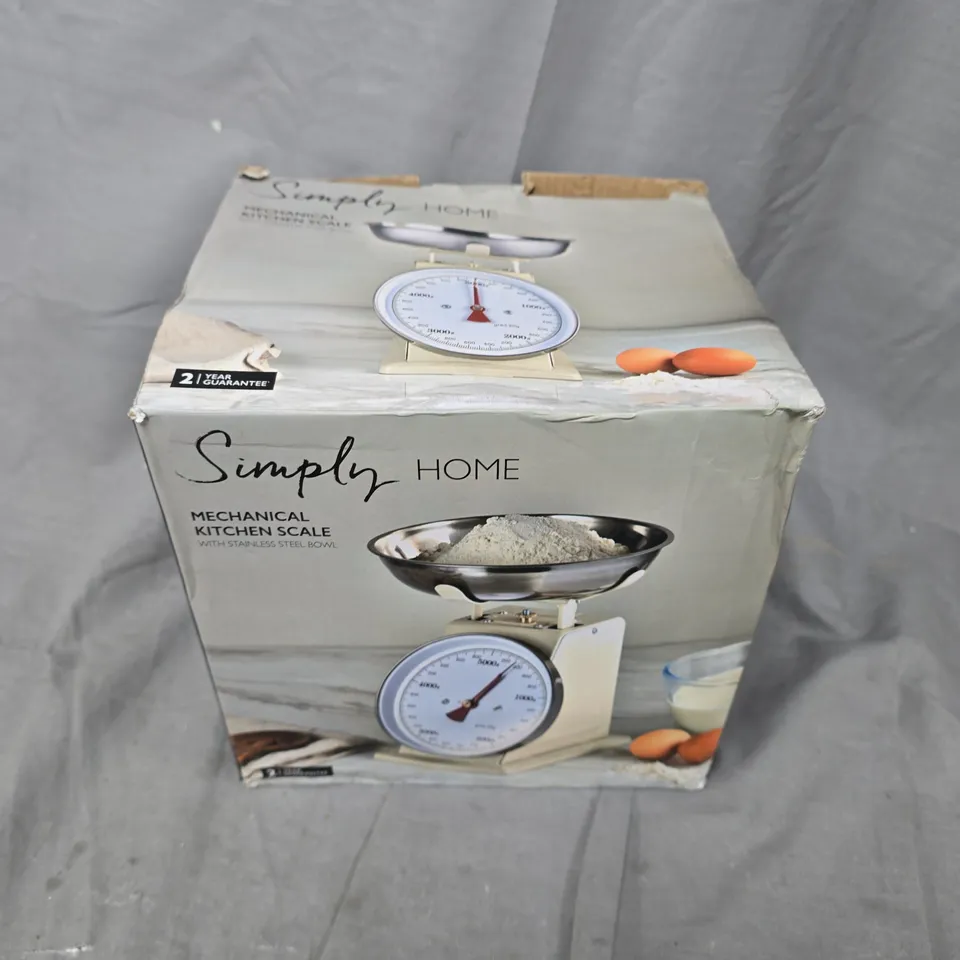 BOXED SIMPLY HOME MECHANICAL KITCHEN SCALE