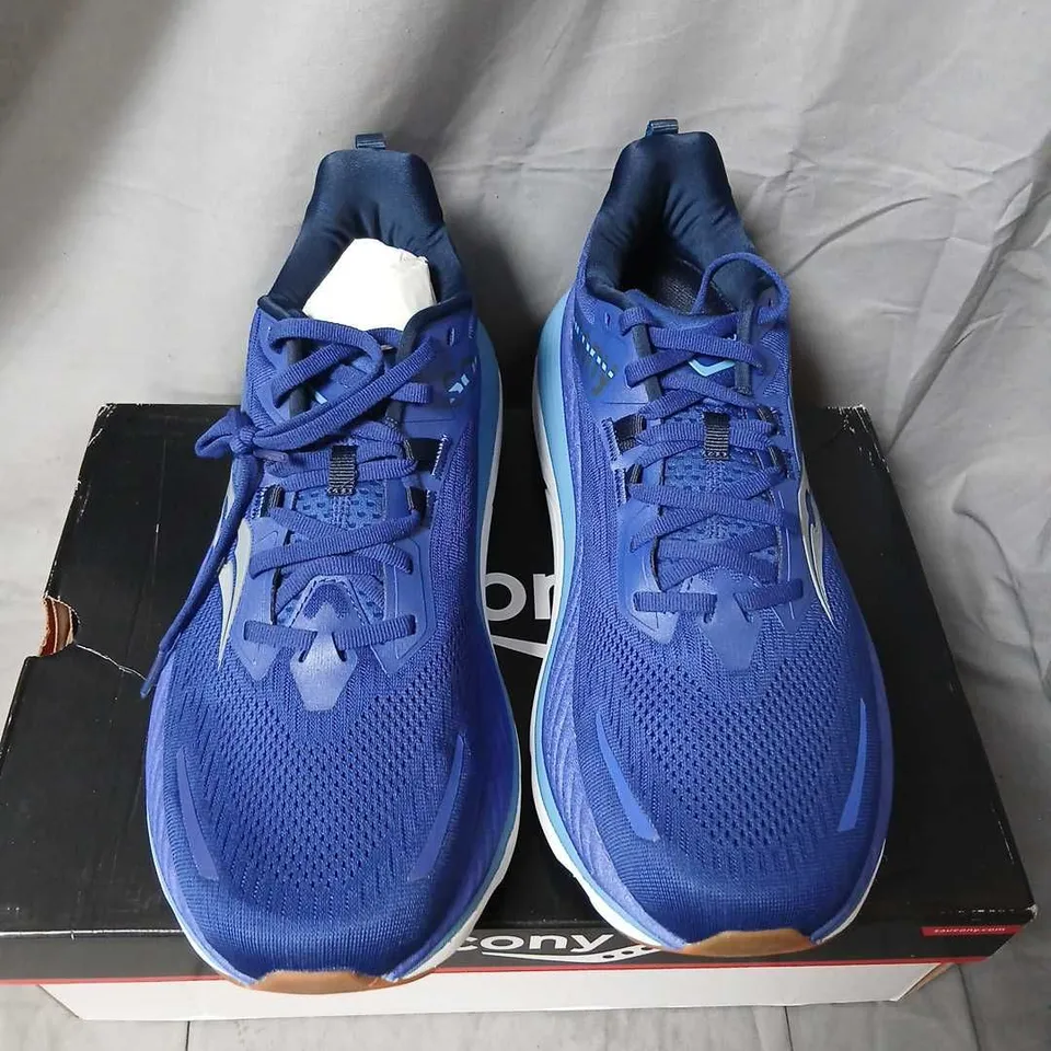 SAUCONY HURRICANE 24 RUNNING SHOES – BLUE, UK 10 (US 11)