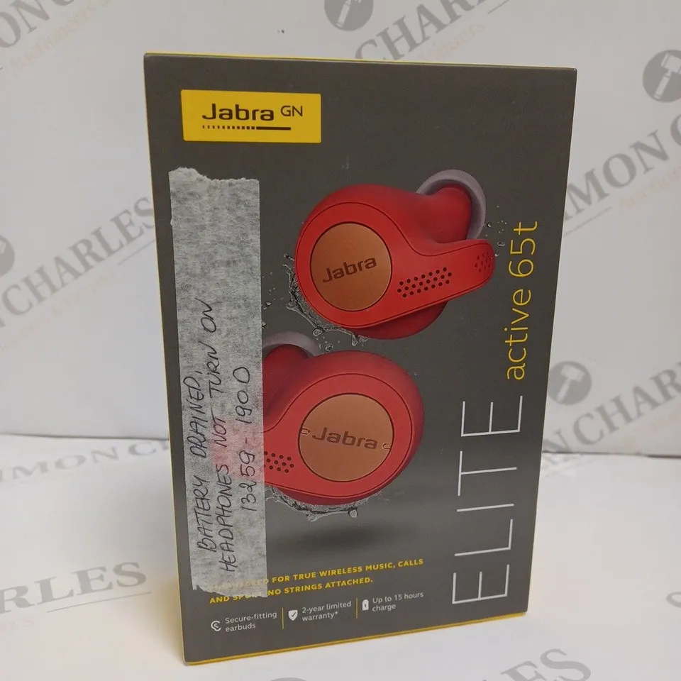 BOXED JABRA ELITE ACTIVE 65T EARBUDS