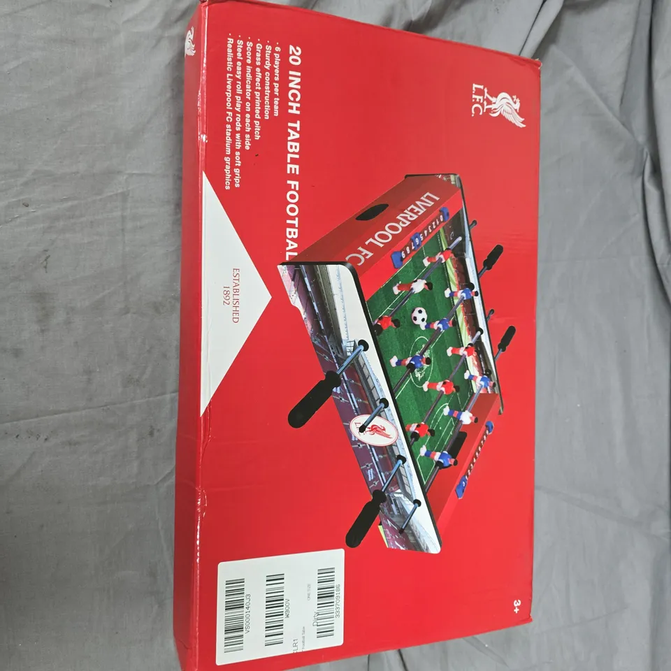 LIVERPOOL FC 20-INCH TABLE FOOTBALL – BOXED