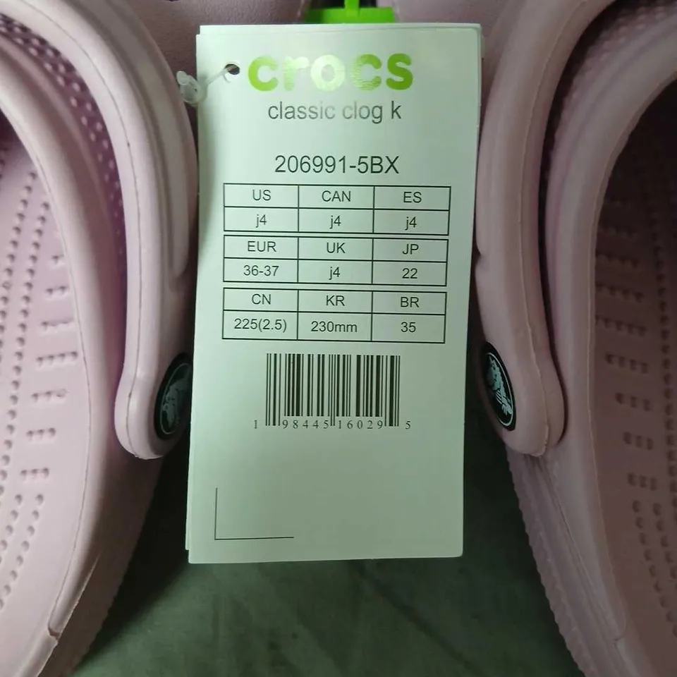 CROCS CLASSIC CLOG KIDS PINK – UK 4 (EU 36-37)