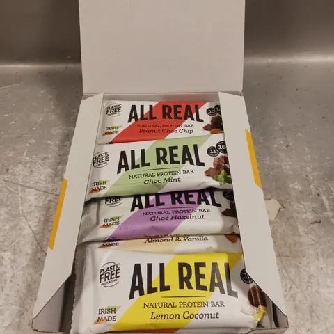 ALL REAL NATURAL PROTEIN BARS SELECTION