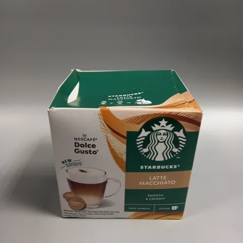 6 X BOXED DOLCE GUSTO STARBUCKS LATTE MACCHIATO PODS