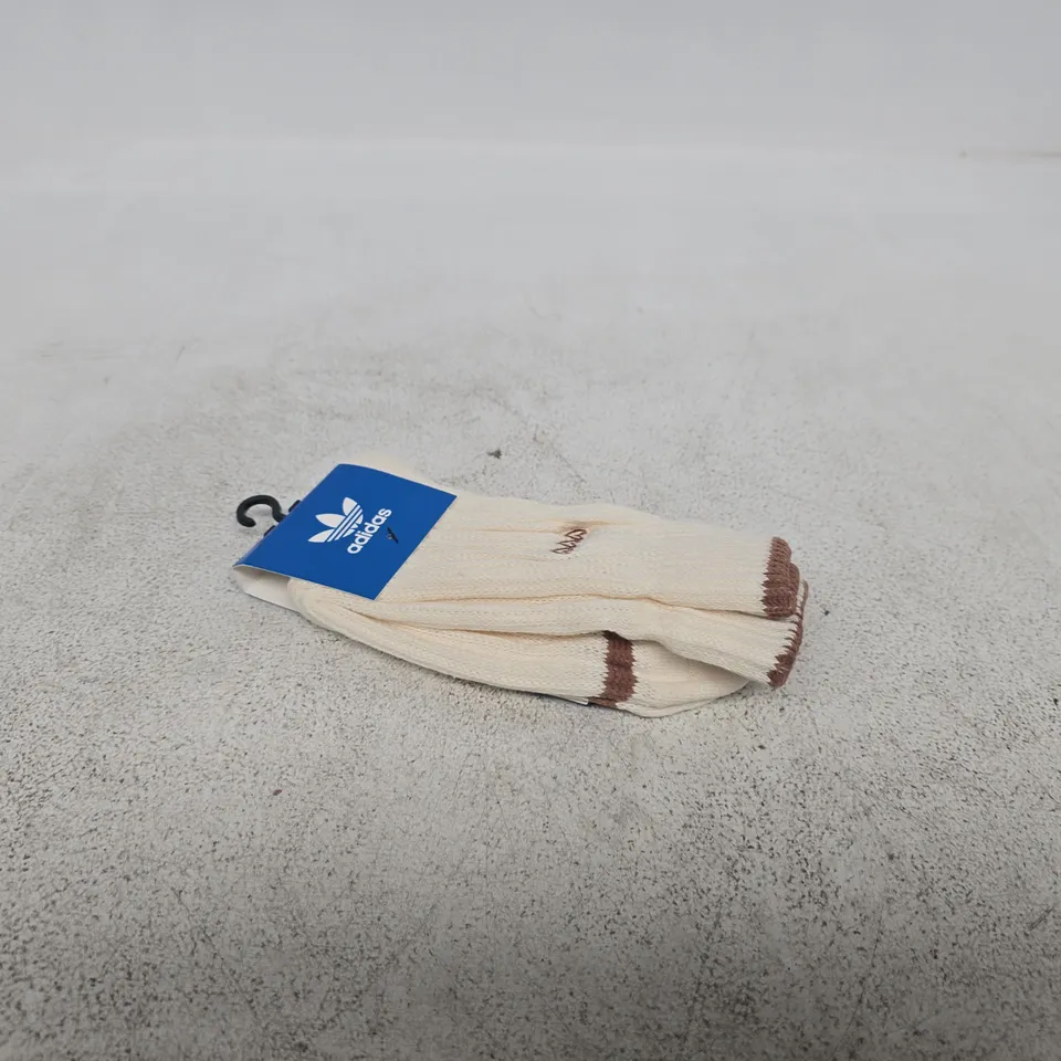 ADIDAS ONE PAIR CREW SOCK UK MEDIUM