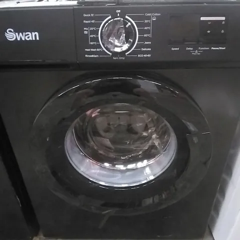SWAN SW75110B 7KG 1200 SPIN FREESTANDING WASHING MACHINE - BLACK