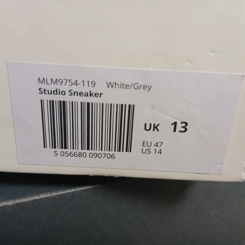 REPRESENT STUDIO SNEAKER MLM9754-119 WHITE/GRAY – MEN'S UK 13 (EU 47, US 14)
