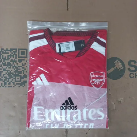 BAGGED ADIDAS ARSENAL FOOTBALL JERSEY IN RED SIZE 4XL