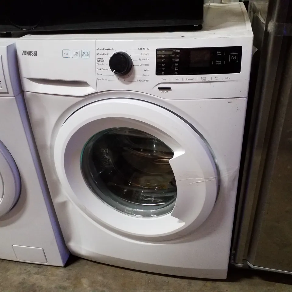 ZANUSSI 9KG 1400RPM FREESTANDING WASHING MACHINE