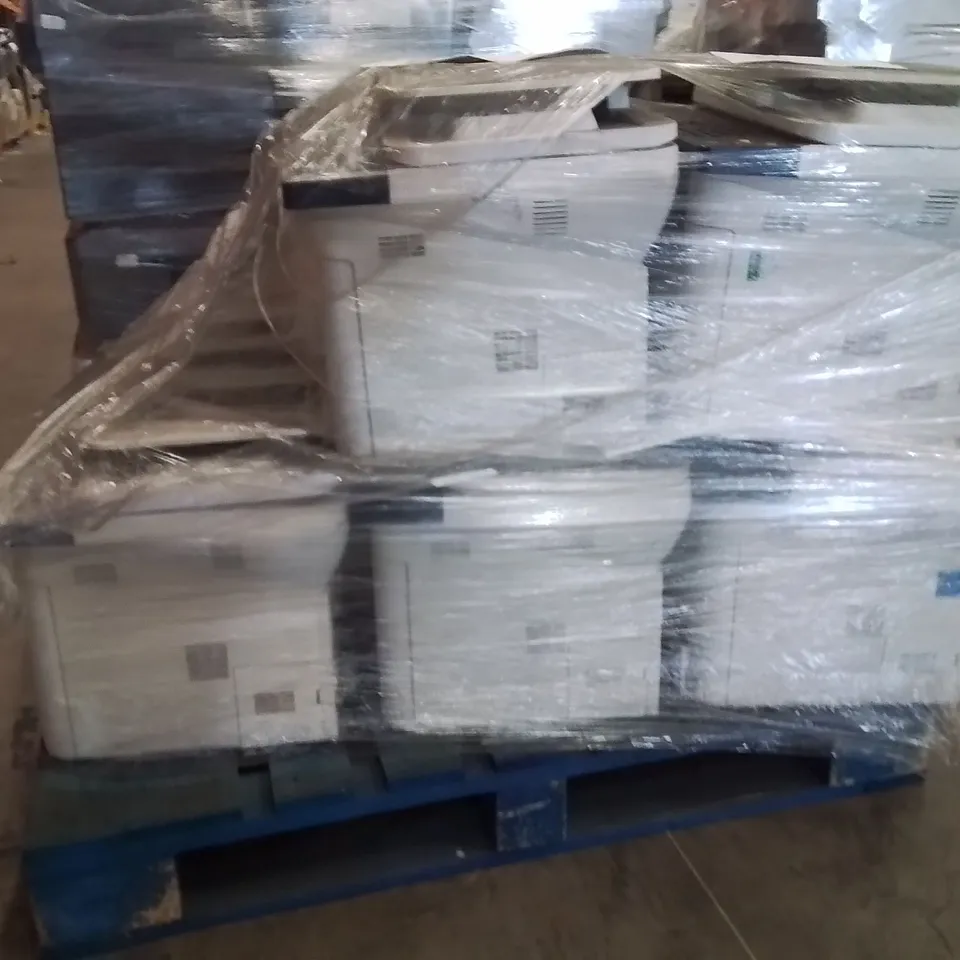 PALLET CONTAINING PRINTERS