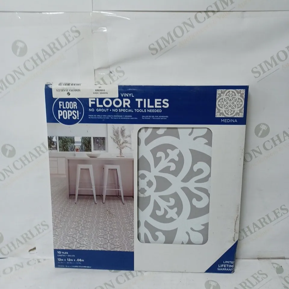 PEEL AND STICK VINYL FLOOR TILES