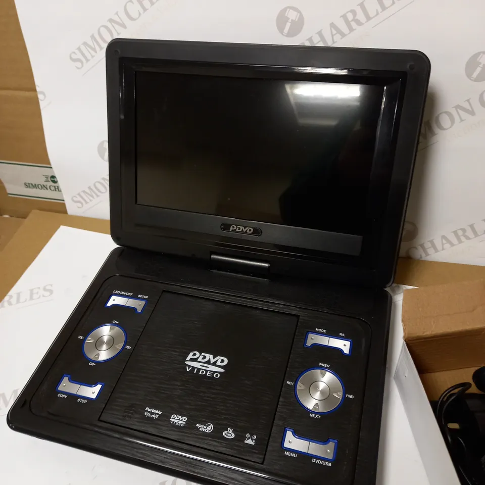 HAWKFORCE PORTABLE DVD PLAYER, LED SCREEN, REMOTE, 13.9" SCREEN 