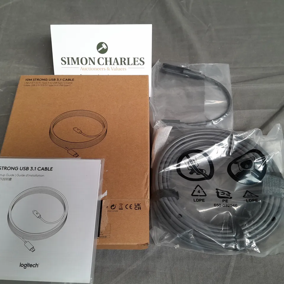 LOGITECH 10M STRONG USB 3.1 CABLE