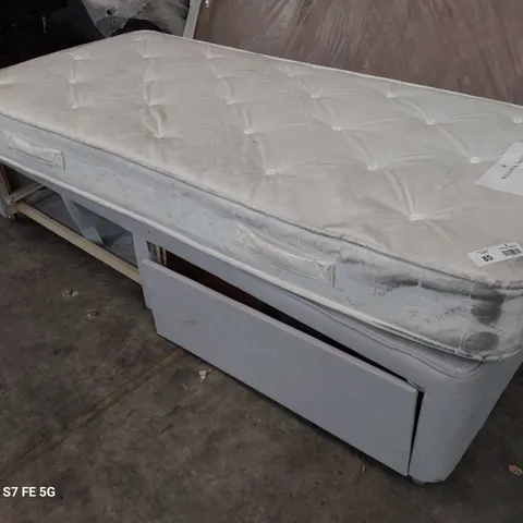 QUALITY UNBAGGED SINGLE 3' DRAWER DIVAN BASE & THE OCKLEY MATTRESS