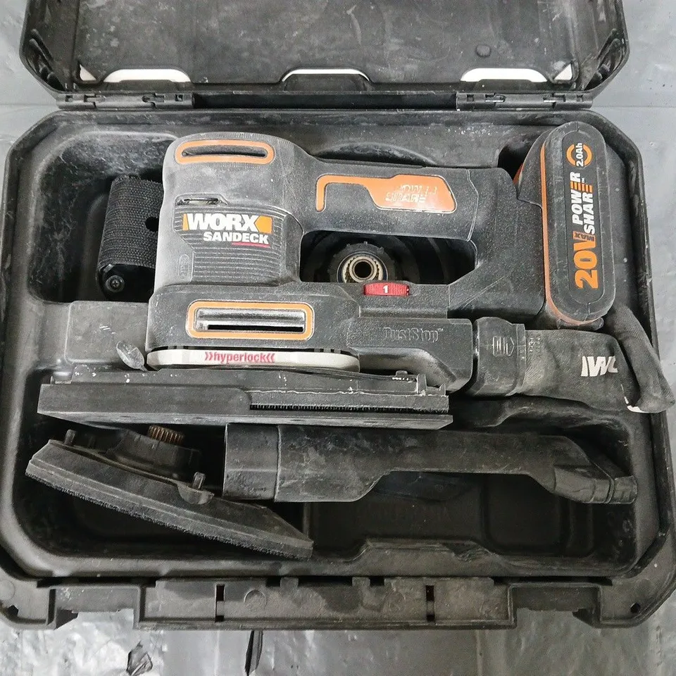 WORX WX820 20V CORDLESS SANDECK MULTISANDER RRP £159.99