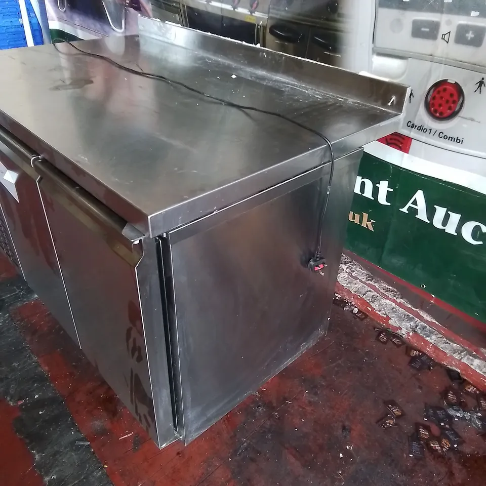 FOSTER DC1/2M COMMERCIAL STAINLESS CHILLED FOOD PREP COUNTER 