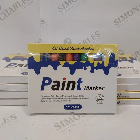 9 BRAND NEW PACKS OF 12 PAINT MARKERS