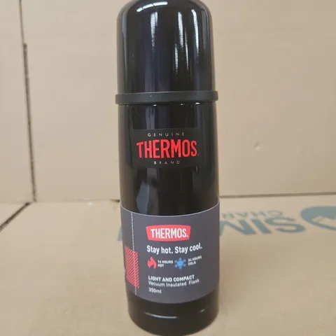 THERMOS LIGHT AND COMPACT FLASK MIDNIGHT BLUE 350ML