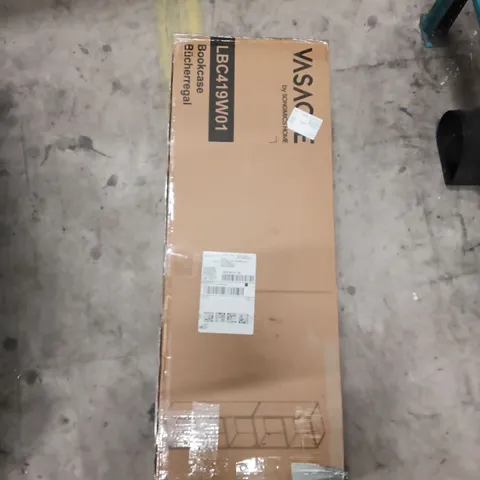 VASAGLE BOOKCASE, 5-TIER BOOKSHELF, OPEN STORAGE SHELF, SHELVING UNIT, 24 X 30.2 X 134.2 CM, FOR LIVING ROOM, HOME OFFICE, DINNING ROOM, CLOUD WHITE LBC419W01