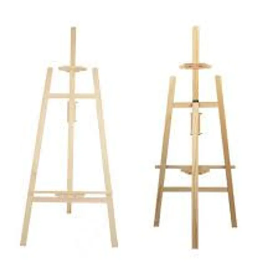 BOXED OYPLA 5FT 1500MM WOODEN PINE TRIPOD STUDIO CANVAS EASEL ART STAND