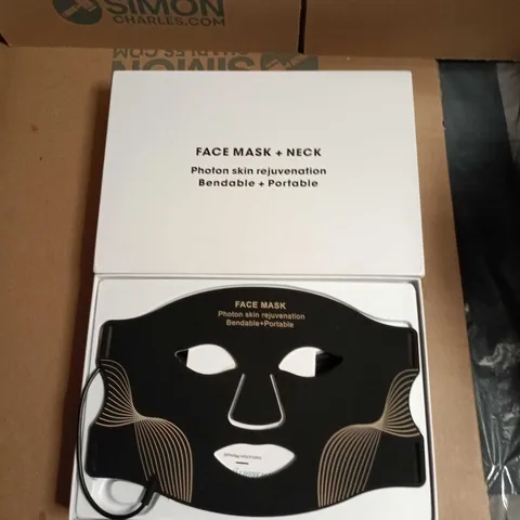 FACE MASK + NECK PHOTON SKIN REJUVENATION – BENDABLE + PORTABLE (BOXED)