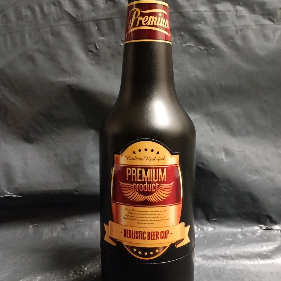 BOXED UNBRANDED REALISTIC MASTURBATOR IN BEER BOTTLE DESIGN