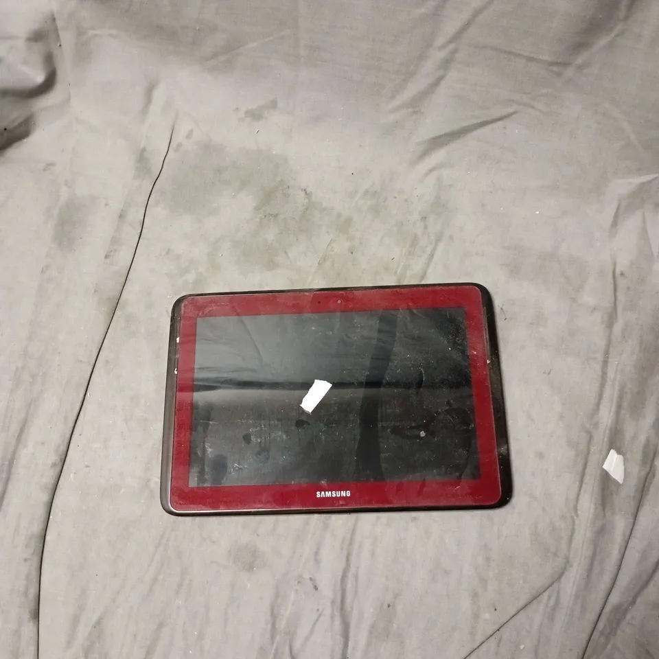SAMSUNG TABLET – RED BACK, ANDROID