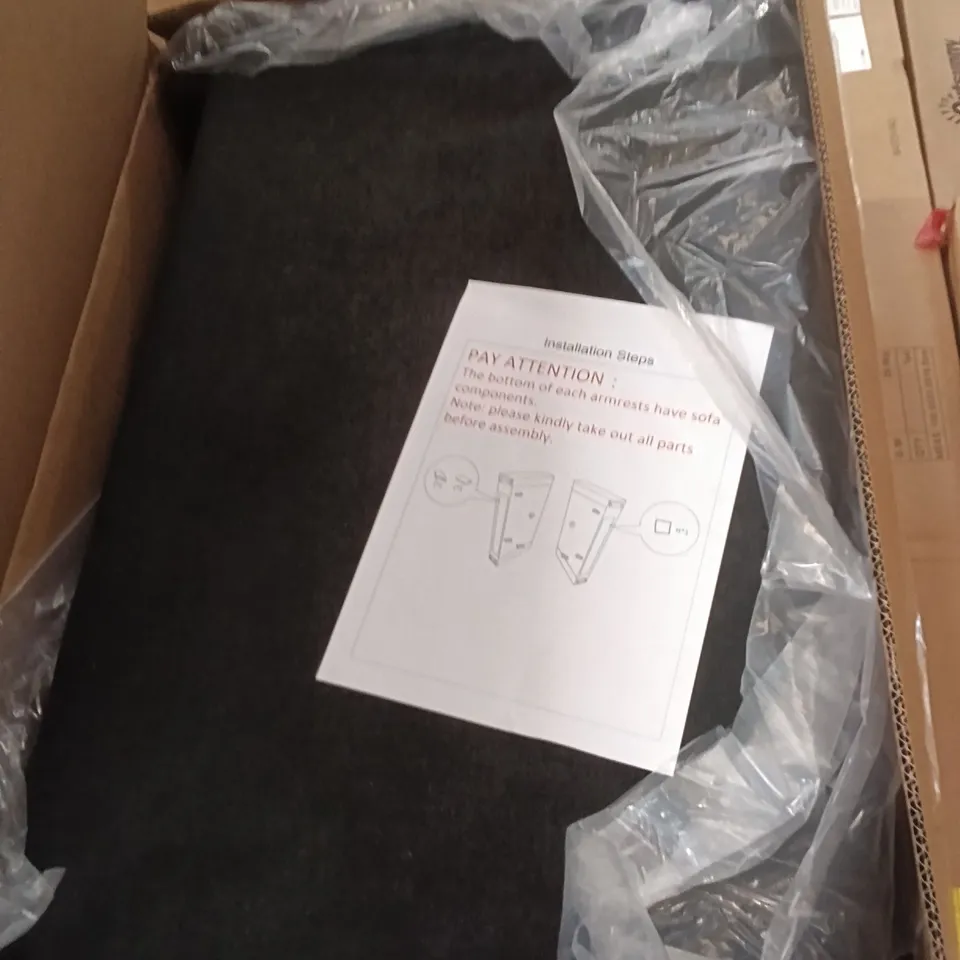 BOXED SELF ASSEMBLY SMALL SOFA