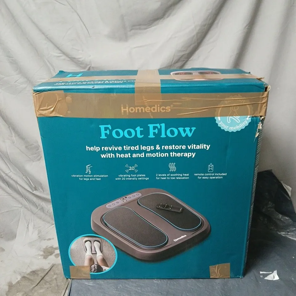 HOMEDICS FOOT FLOW DEVICE BOXED