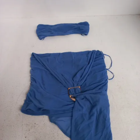OUTCAST MADISYN MINI DRESS BLUE XS (2 PIECES)