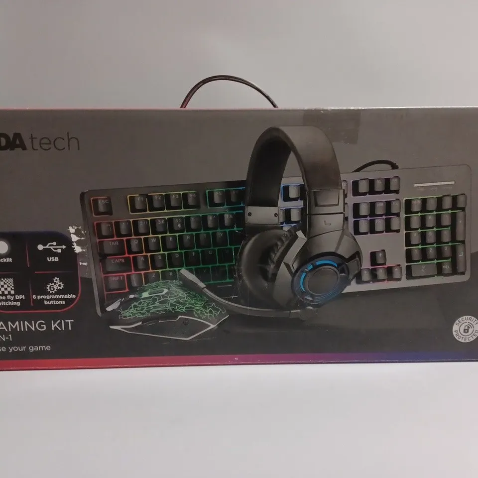 BOXED ASDA TECH 4-IN-1 GAMING KIT 