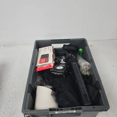 TOTE OF APPROXIMATELY 14 ASSORTED ITEMS TO INCLUDE: SHOE GOO