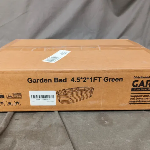 GARVEE GARDEN BED – GREEN, 4.5 X 2 X 1 FT (BOXED)