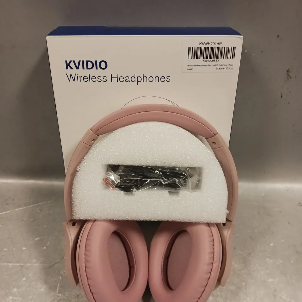 BOXED KVIDIO WH201A WIRELESS HEADPHONES 