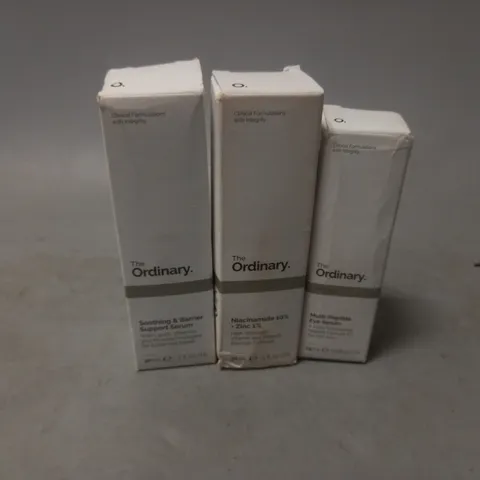 3 THE ORDINARY BEAUTY FACIAL SERUM PRODUCTS 