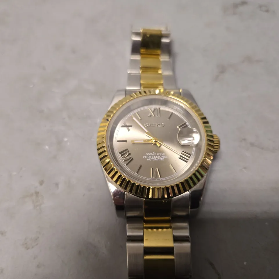 SEIKO MOD DATEJUST WATCH
