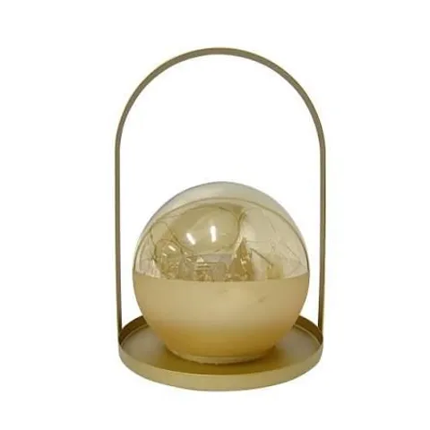 SARA BY SARA DAVIES GLASS GLOBE WITH STRING LIGHT