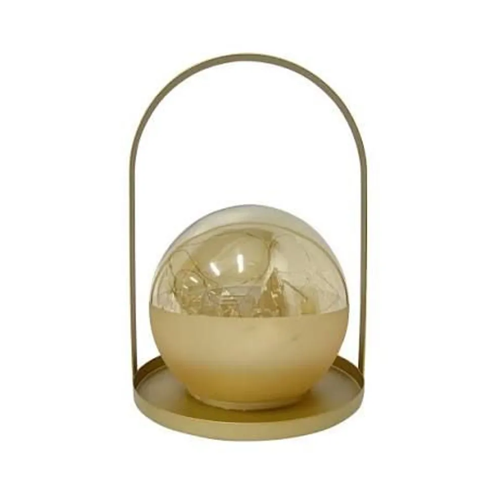 SARA BY SARA DAVIES GLASS GLOBE WITH STRING LIGHT