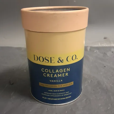 DOSE & CO 340G COLLAGEN CREAMER IN VANILLA