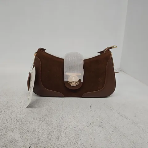 VALISSIERE BROWN SHOULDER BAG IN BOX