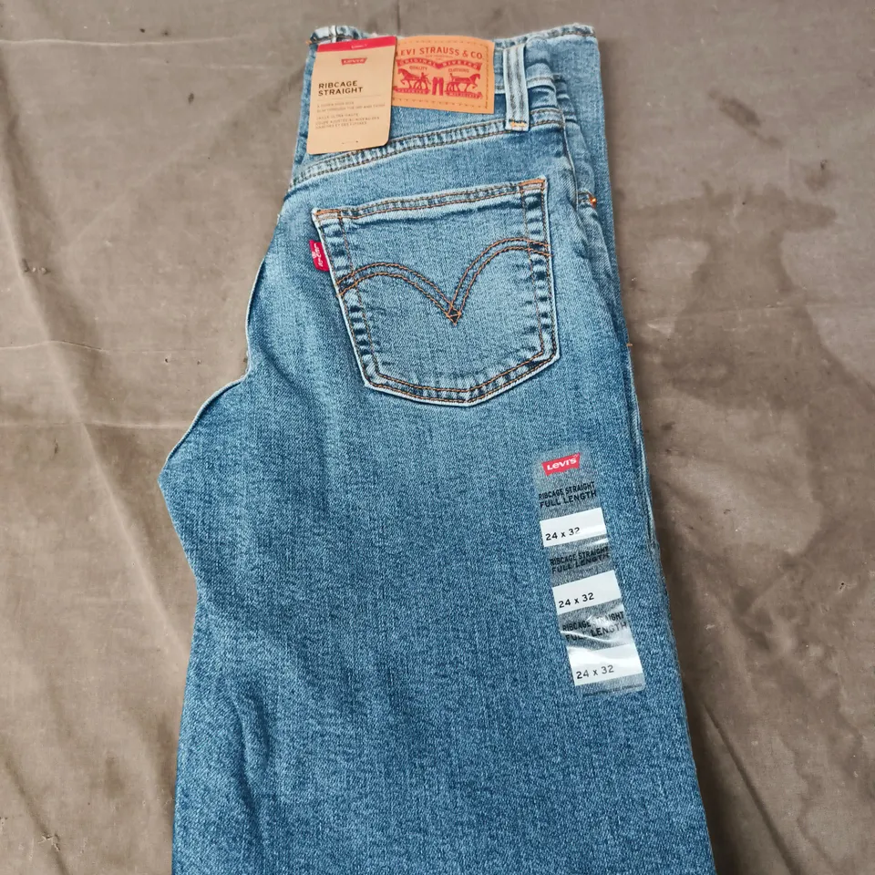 LEVI'S RIBCAGE STRAIGHT JEANS – SIZE W24 X L32